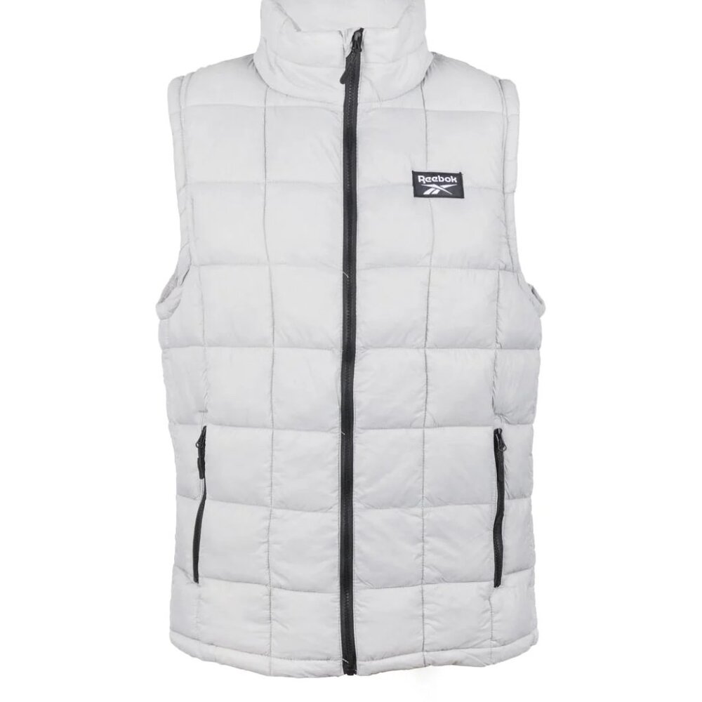 Reebok Men's Pure Grey Glacier Shield Vest/NWT/L